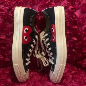 comme des garcons play mens x converse chuck 70 ox